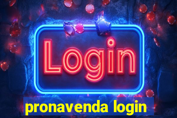 pronavenda login